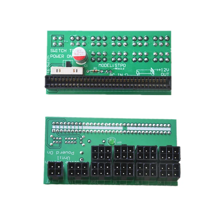 DPS 1200FB/QB A Блок питания Breakout Board + 10 кабель 6 pin для добычи эфириума LSMK99| |