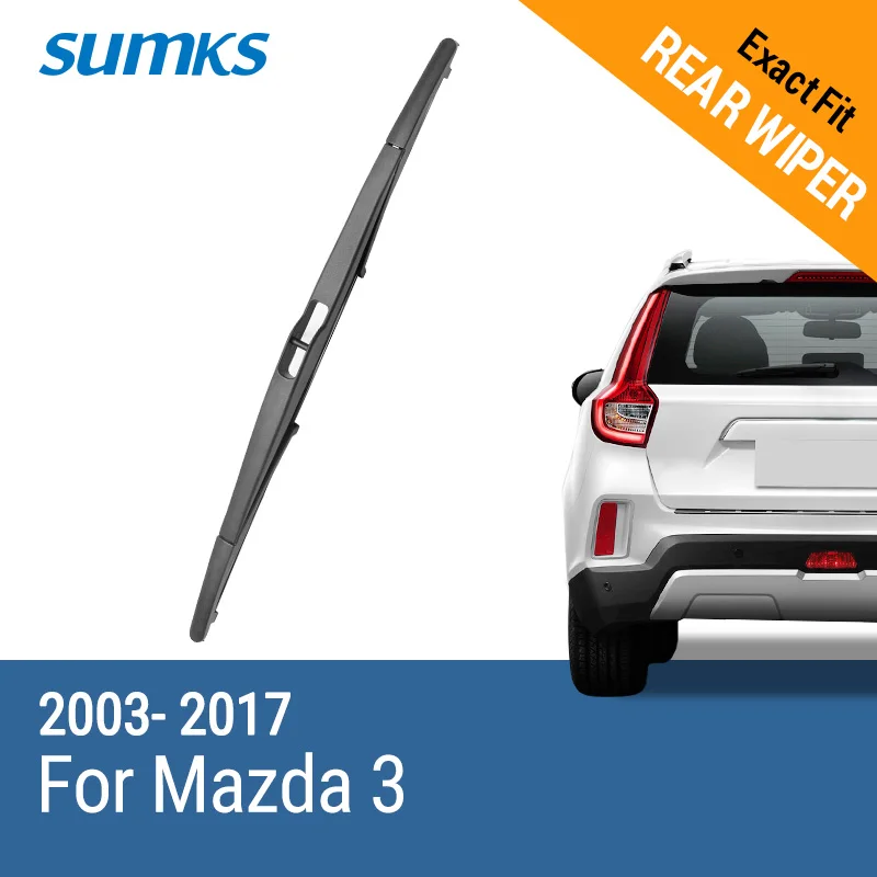 Задняя щетка стеклоочистителя SUMKS для Mazda 3 2003 2004 2005 2006 2007 2008 2009 2010 2011 2012 2013 2014 2015 2016