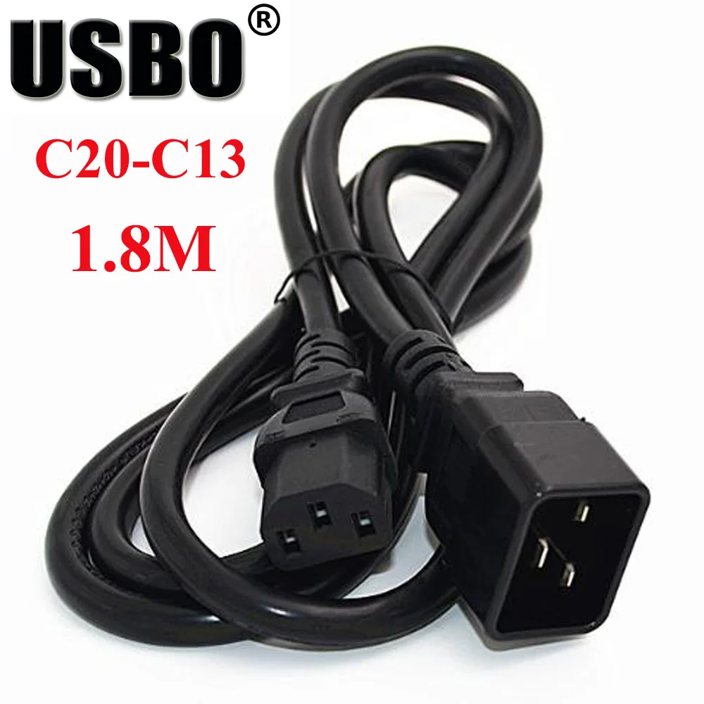 Кабель удлинитель IEC320 C13 C20 16 А 1 8 м|power cable|certificate |