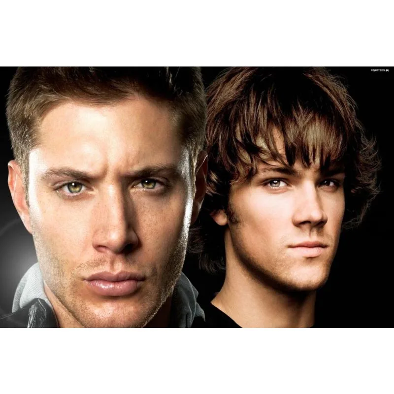 Jensen Ackles сверхнатуральная ткань для телевизора искусство на заказ печать холсте