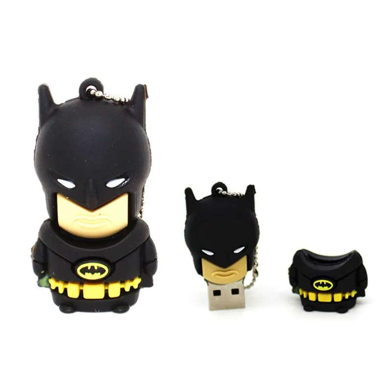 USB флеш накопитель Justice League PenDrive с милым мультяшным Бэтменом 32 ГБ 4 8 16 2 0 карта