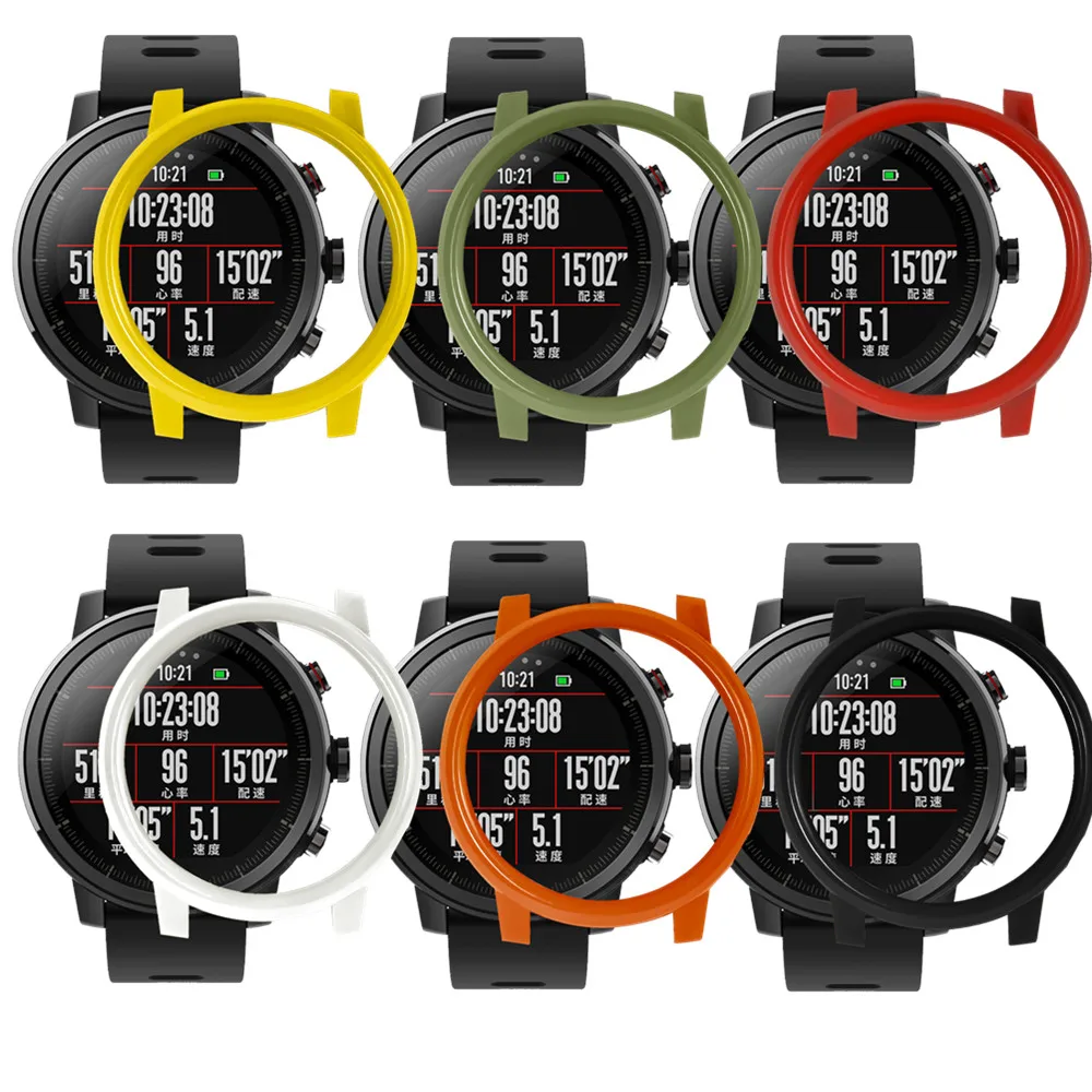 Защитный чехол из поликарбоната для xiaomi huami new 2 2S stratos цветной защитный