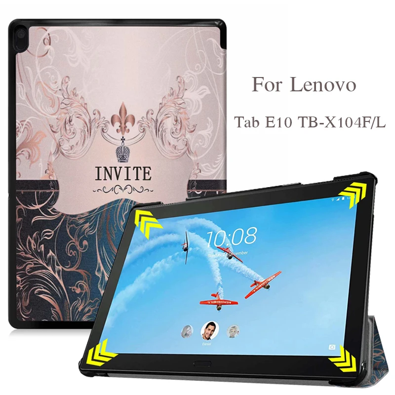 Для Lenovo Tab E10 Чехлы TB X104F X104L 10 1 ''защитный чехол для планшета Магнитный Тонкий