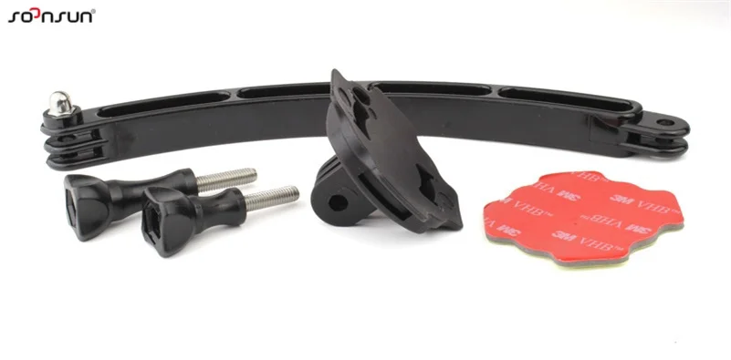 Удлинительное крепление для шлема SOONSUN с поворотом на 360 градусов наклейкой 3M Gopro