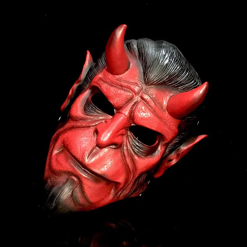 Маска Hellboy Anung Un Rama COS с орнаментом креативное художественное ремесло натуральный