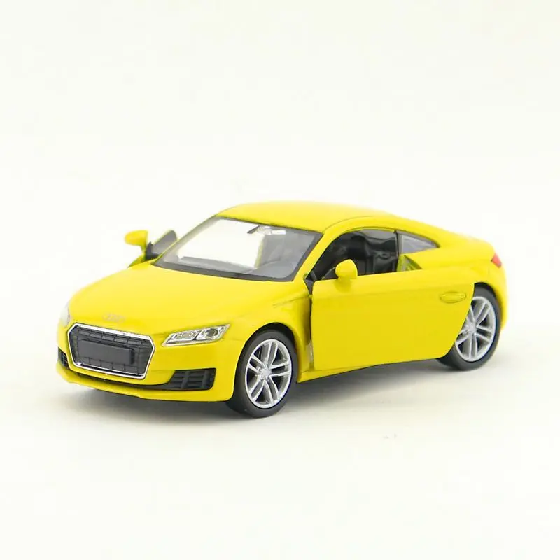 YJ 1/36 весы игрушки для автомобиля Германия AUDI TT Купе литой металл тянется модель
