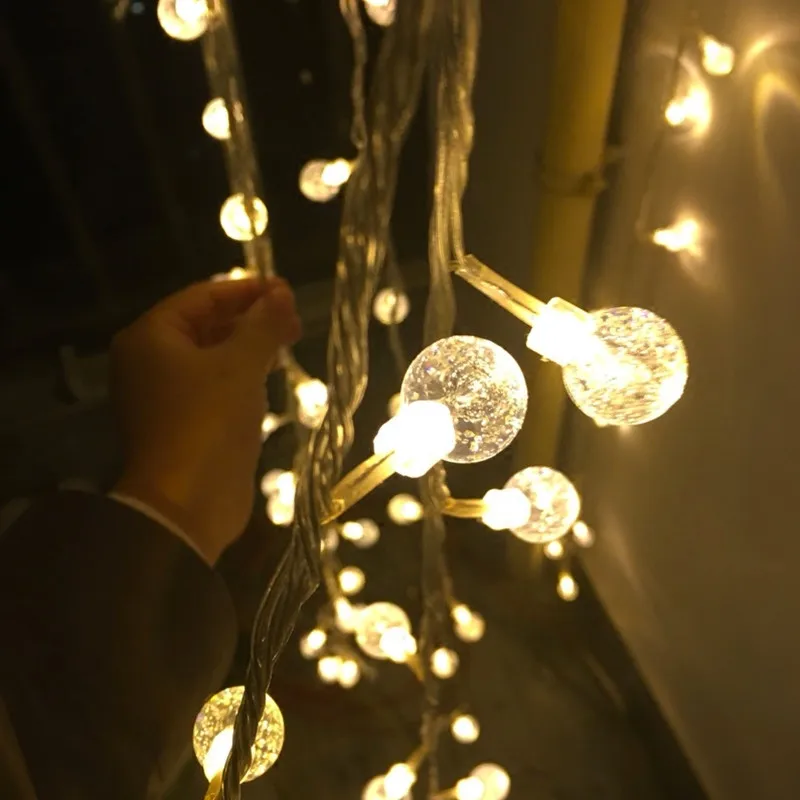 50M led string lights new outdoor decoration light 400led waterproof wedding Path Garden Party christamas Garland | Освещение