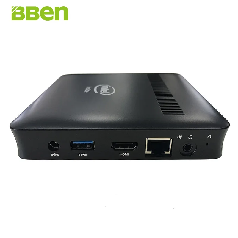 Bben MN16A Mini PC Windows 10 Intel Celeron N3450 4 г ОЗУ 64 ГБ Встроенная память USB3.0 VGA LAN Порты и разъёмы