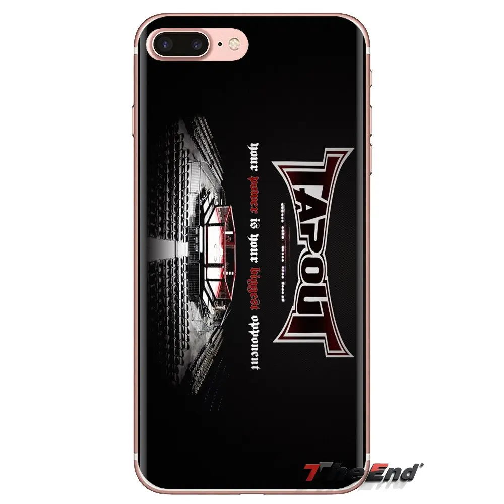 TPU Transparent Shell Cover For Huawei Mate Honor 4C 5C 5X 6X 7 7A 7C 8 9 10 8C 8X 20 Lite Pro Tapout Flames ufc mma Logo Badass |