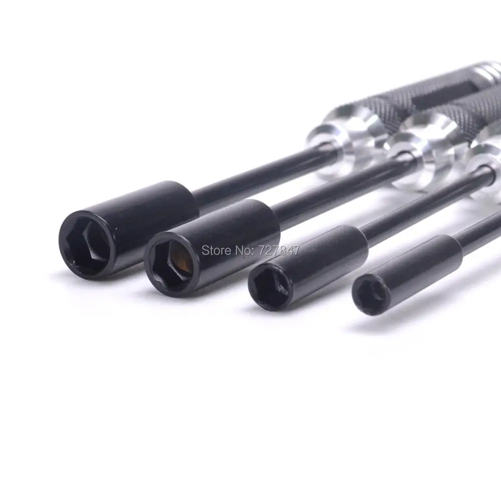 Новый 4 шт./компл. металла Гайка ключ гнездо Отвёртки отвертка Гаечные ключи