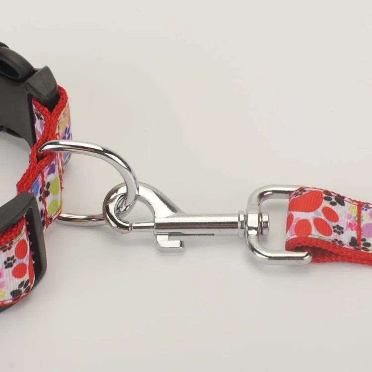 Уплотненные складные нейлоновые Ожерелья для щенков с мультяшным Розовым