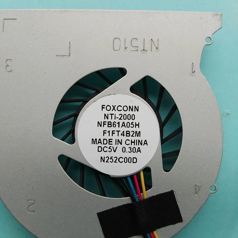 Новый оригинальный вентилятор cpu для foxconn NT510 NTI 2000 NFB61A05H F1FT4B2M DC 5V 0.3A охлаждающий