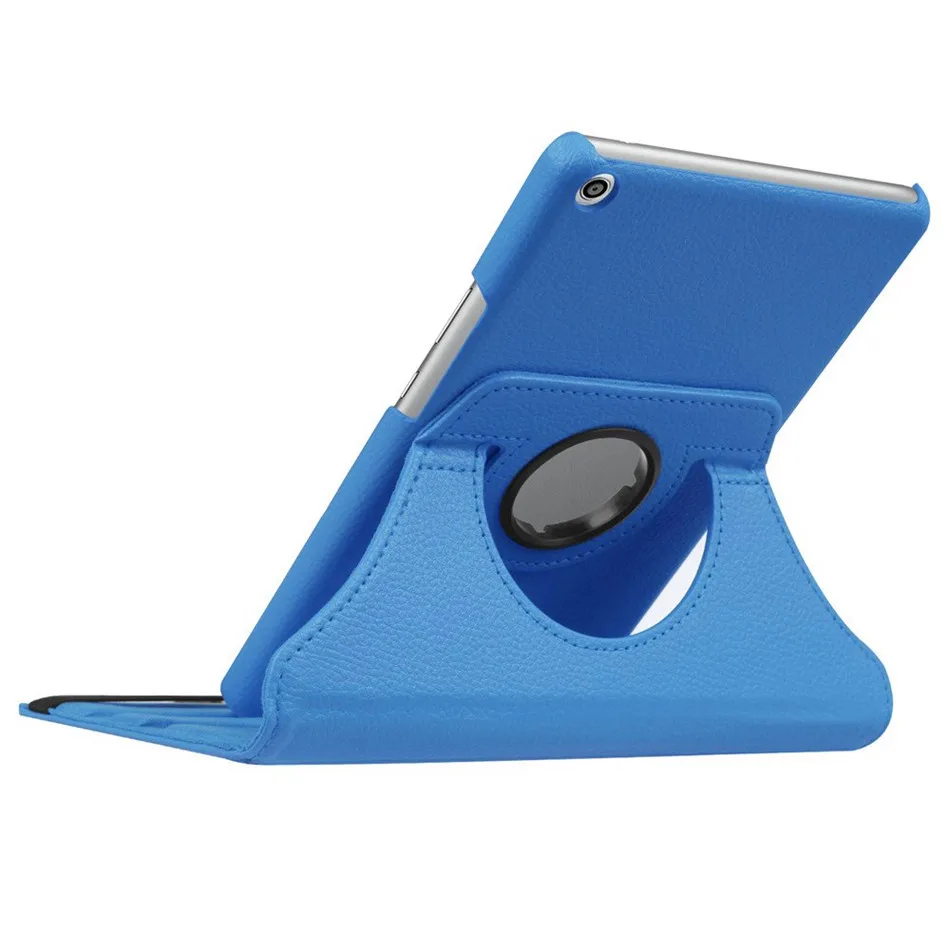 Вращающийся на 360 из искусственной кожи чехол для huawei MediaPad T3 8,0 Honor Play Pad 2 KOB-L09 KOB-W09 чехол для планшета+ Бесплатный OTG+ пленка+ ручка