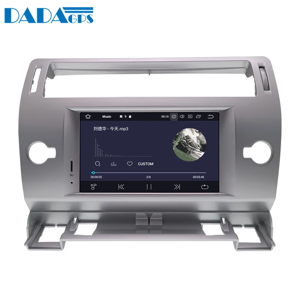 7 &quotAndroid 9 0 автомобильный стерео GPS для Citroen C4 C Triomphe Quatre 2004 2005 2006 2007 2012 DVD Радио WiFi FM