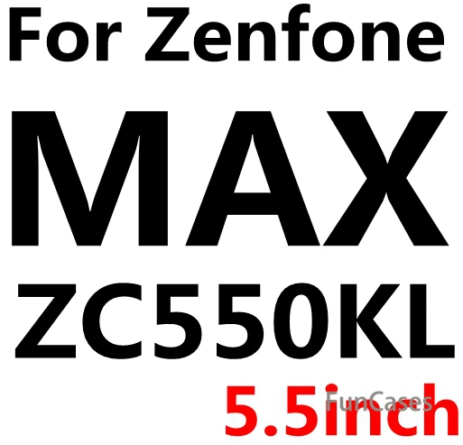 For Zc550KL С уровнем твердости 9 H закаленное Стекло для Asus Zenfone 2 Laser Ze500KL Ze550KL Ze500CL Ze550ML Zenfone 3 MAx Zc550KL 4 5 ZD551KL Live G500TG Стекло Protectiv - Цвет: For Zc550KL