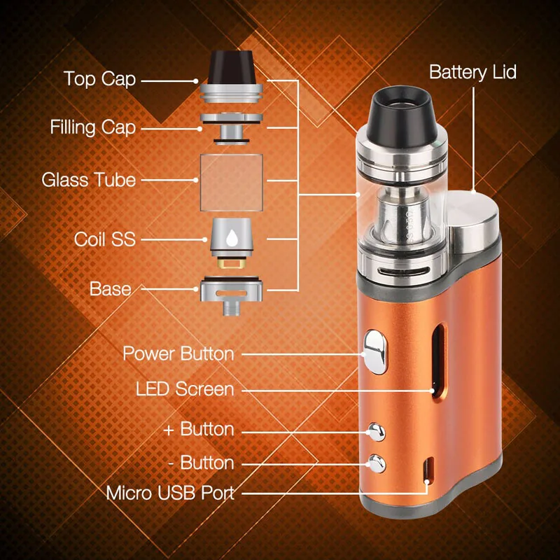 2019 New Authentic Jomo Lite 76ers TC Mod Vape Pen 510 Thread Huge Vapor Electronic Cigarette Smoking Device Fit 18650 Battery |