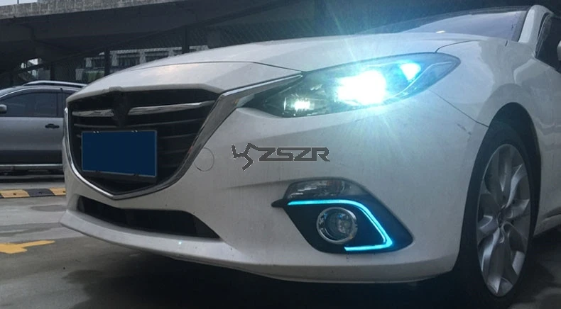 Дизайн светодиодный Противотуманные фары с поворотом для Mazda 3 Axela C Форма- модифицированный Z2AF010