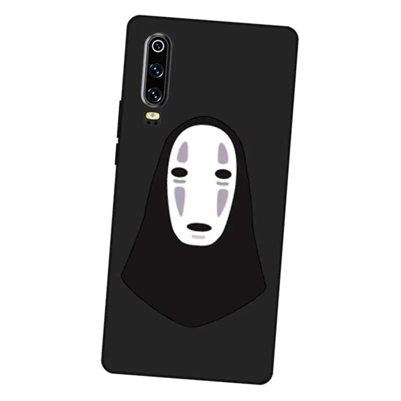 N357 No Face Man Черный силиконовый чехол для Huawei P8 P9 P10 P20 P30 Lite Pro P Smart Plus 2017 2019 |