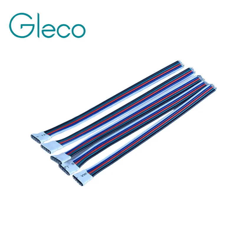 

5pcs/Lot 5pin RGBW Female led connector cable 10cm for 5050 RGBW RGBWW led strip