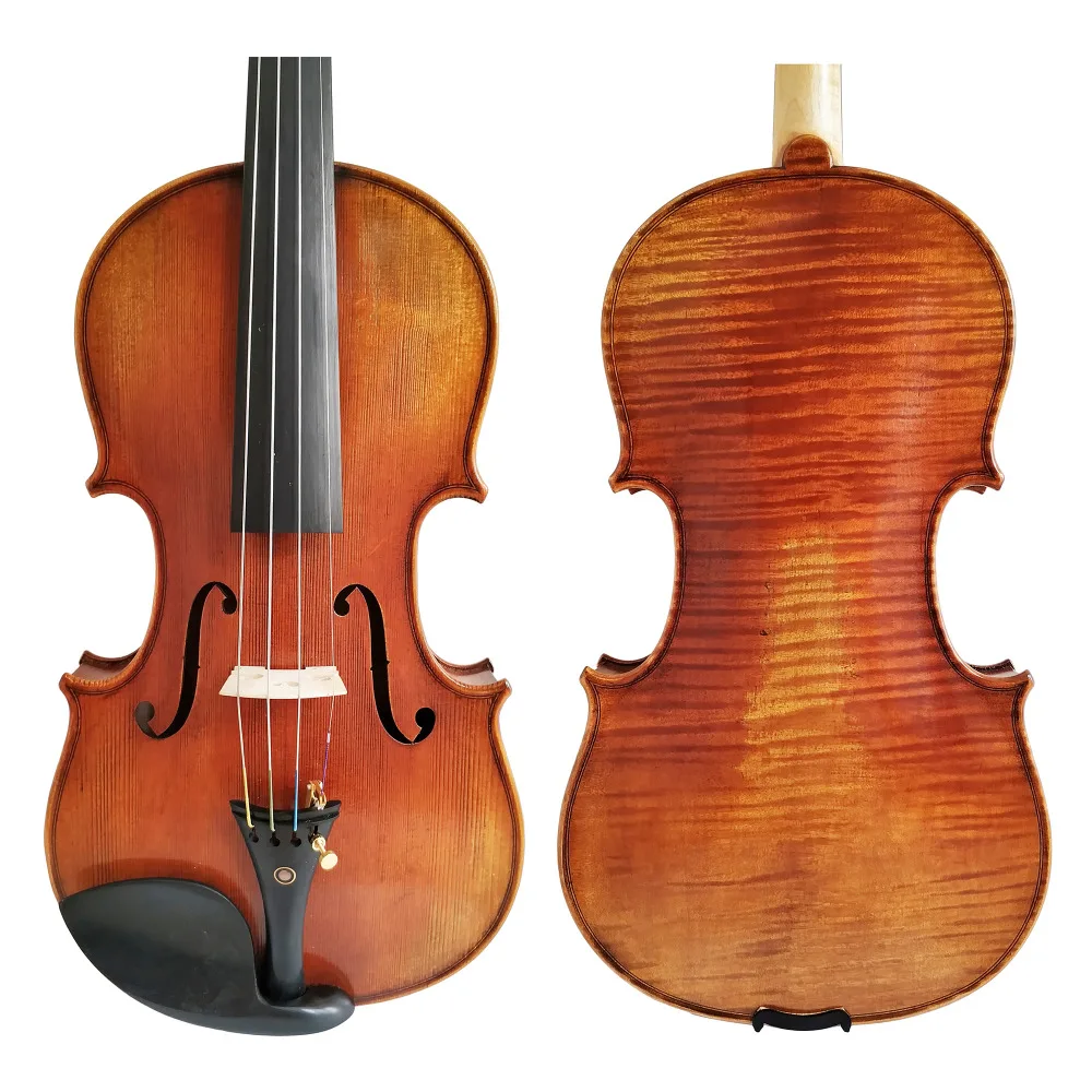 Копия Stradivarius 1716 100% ручной работы масло лак скрипка + углеродного волокна лук