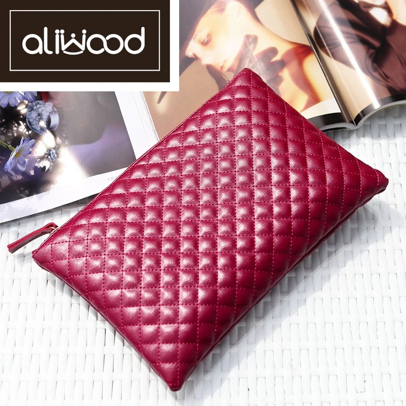 Бренд aliwood, женские сумки, клатч, трендовая, ромбовидная решетка, сумка-конверт, элегантная кожаная вечерняя сумка, сумочка, дневной клатч, Embrayage