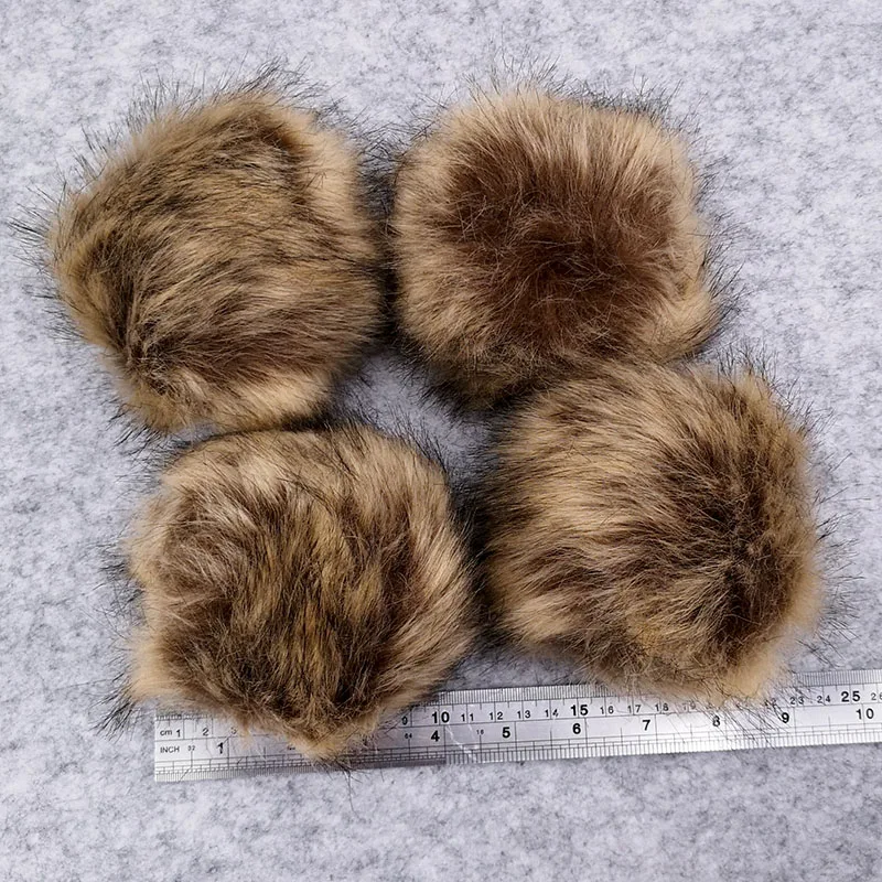New Spring Newborn Baby Boys Girls Cotton Beanies Hats With Big Faux Fur Pompom Solid Cute Girls Hats Cap Hair Accessories
