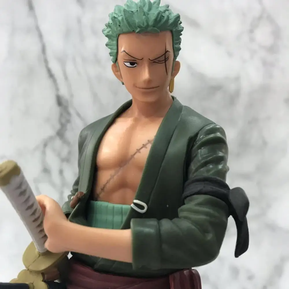 Аниме 27 см One Piece Grandista ROS GROS Roronoa Zoro Mito stream Фигурки ПВХ игрушки модель