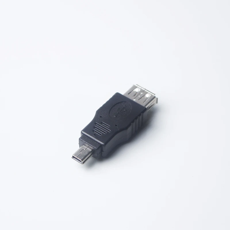 Оптовая продажа 100 шт. Mini USB 5Pin штекер на гнездо OTG адаптер конвертер коннектор