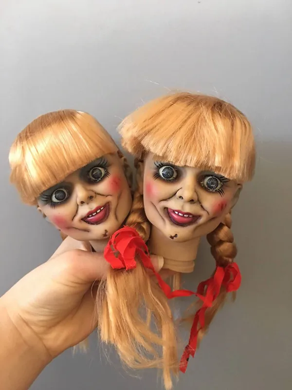 Ограниченная Коллекция Детская кукла голова Аннабель сделай сам игрушка для
