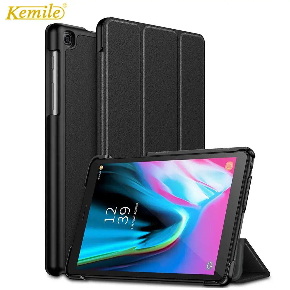 Чехол для Samsung Galaxy Tab A 8 0 P200 P205 S Pen SM тонкий кожаный чехол подставка 2019|Чехлы