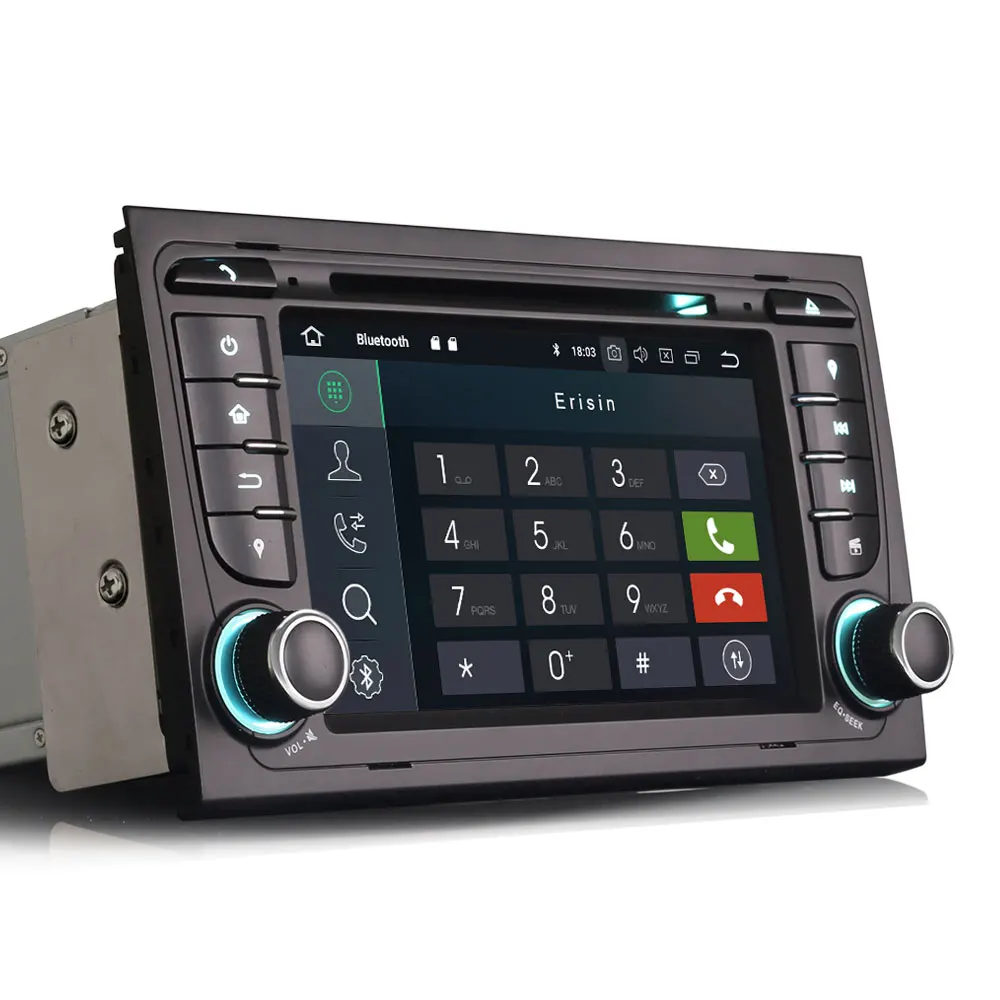 Erisin ES7878A 7 "Android 8 0 Автомобильный GPS радио DVR DAB + DVD для AUDI A4 S4 RS4 B7 B9 SEAT