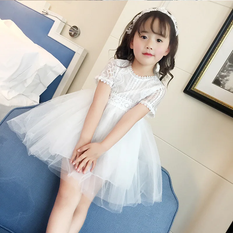 Высокое Качество 2017 Летние Дети О Образным Вырезом С Коротким Рукавом