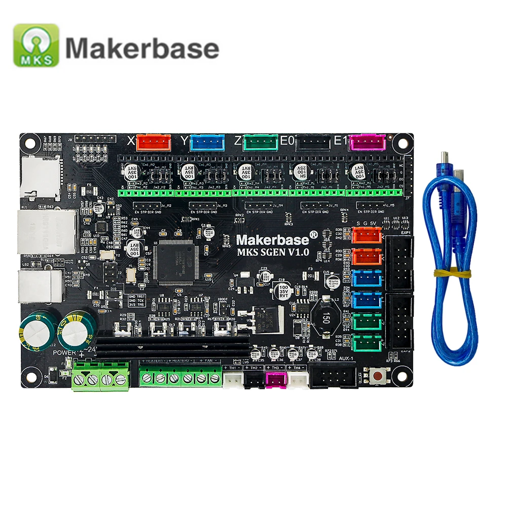Детали для 3D принтера smoothhieboard MKS SGen плата контроллера smootiewaere с TFT32 V4.0 сенсорный