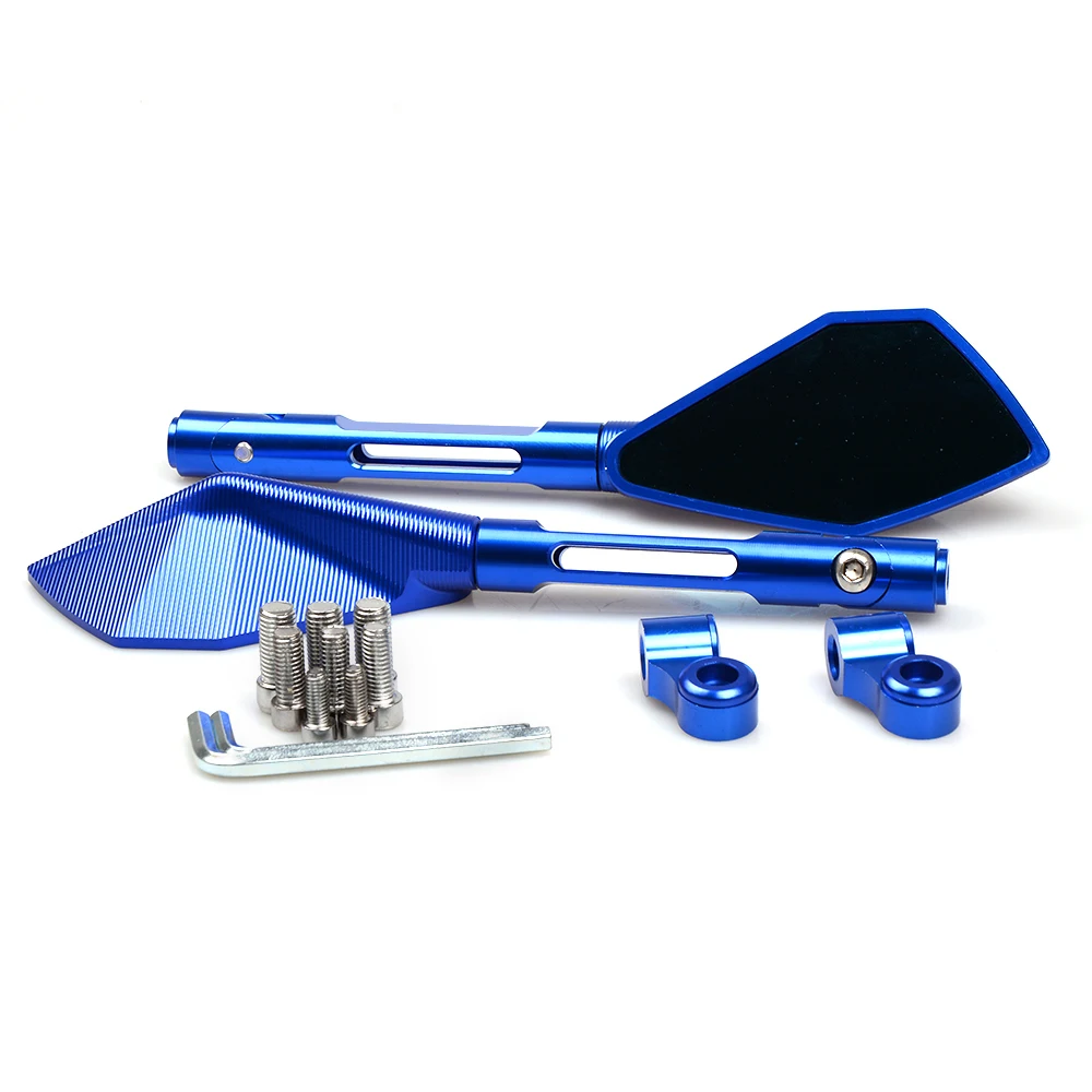 Motorcycle Mirrors motorbike Rearview side Mirror Aluminum For Yamaha R3 R25 YZF R1 R6 T-MAX500 TMAX530 mt09 XSR900 XJR 1200 | Автомобили