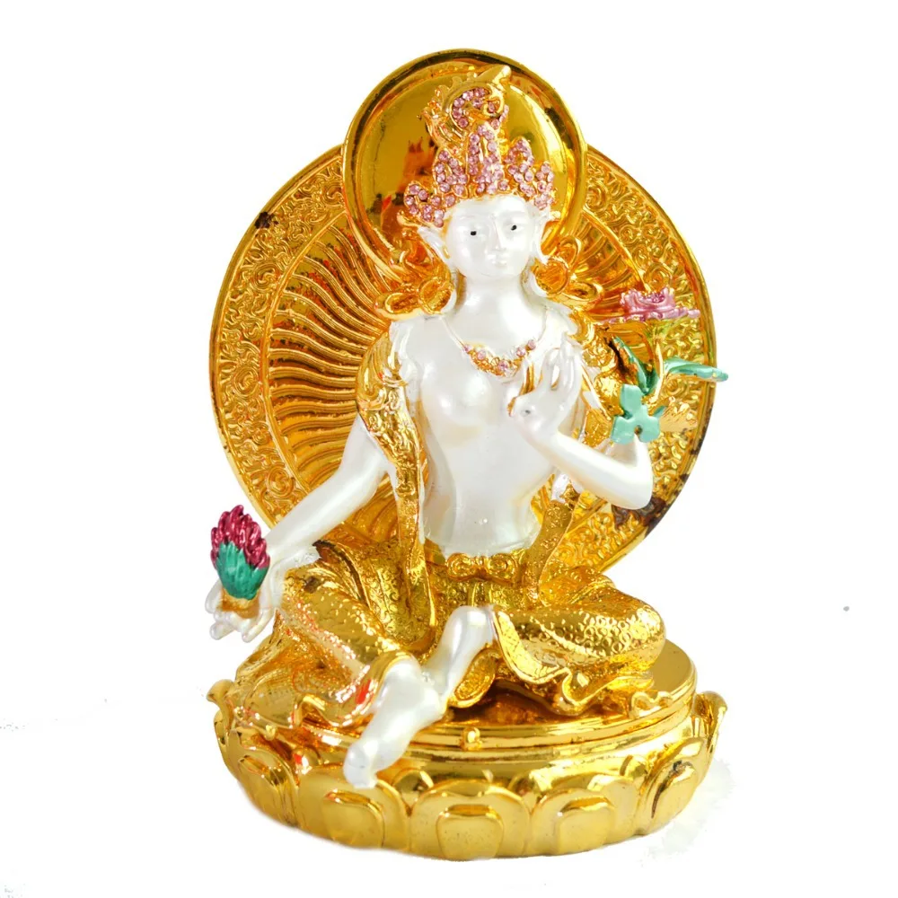 

Tibet Tibetan Buddhism Goddess Bodhisattva Buddha home decor Statue J2054