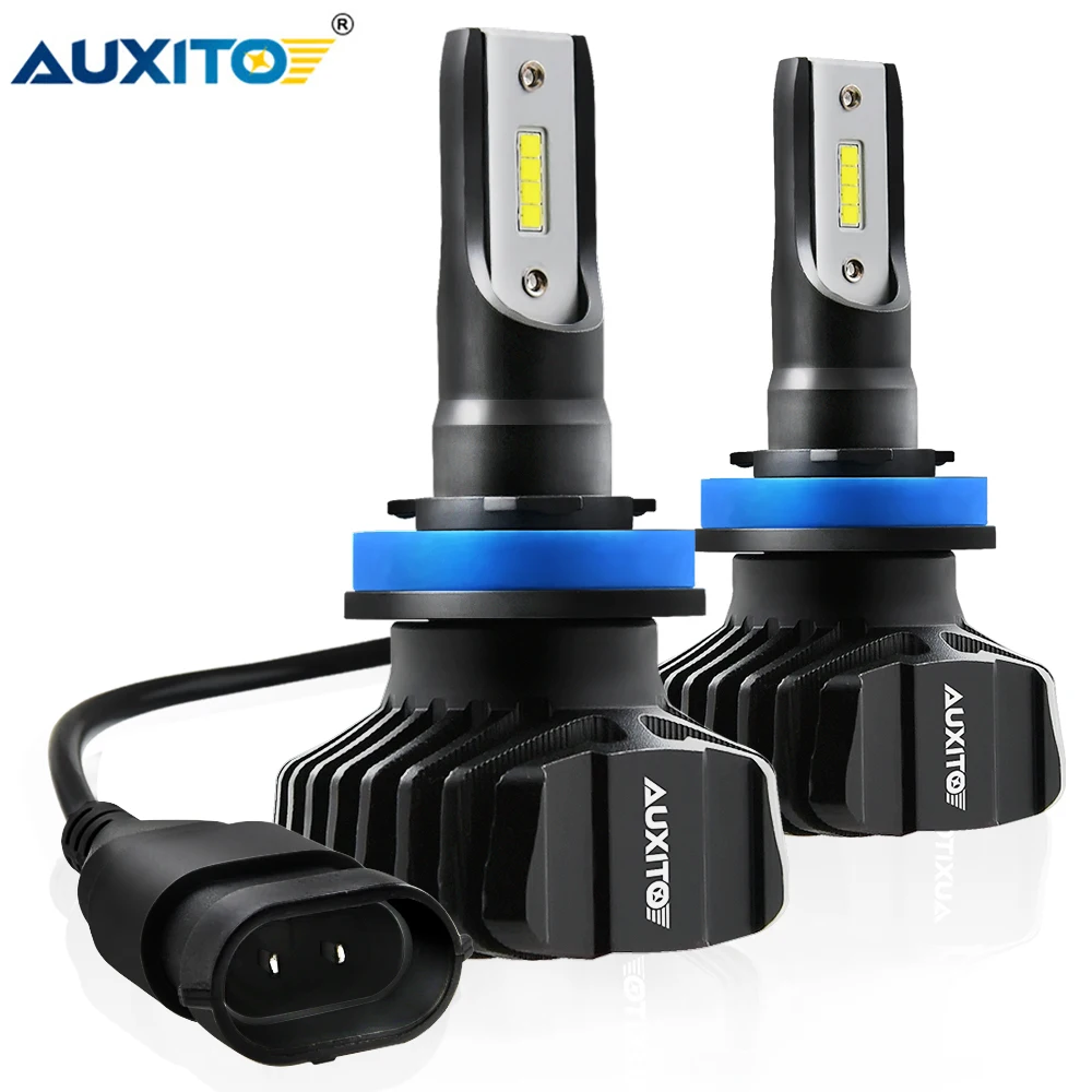 AUXITO 2x 9005/HB3 9006/HB4 H4 H8 H9 H11 светодиодный автомобилей головной светильник лампы