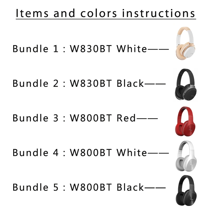 Edifier W830BT/W800BT беспроводные наушники стерео звук Bluetooth гарнитура BT 4,1 с кабелем 3,5 мм для iPhone samsung Xiaomi