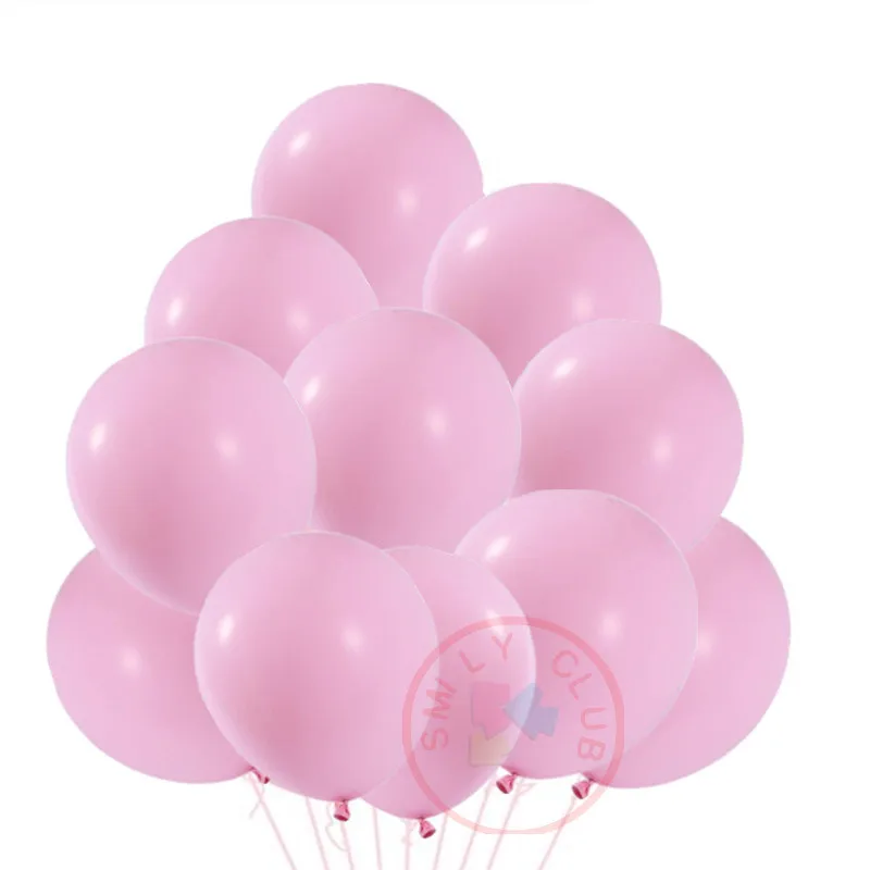 50 шт . 10-дюймовый латексный воздушный шар с гелием 2 3 г детский синий розовый день