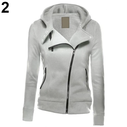 Женская толстовка на молнии с капюшоном Повседневная тонкая куртка верхняя
