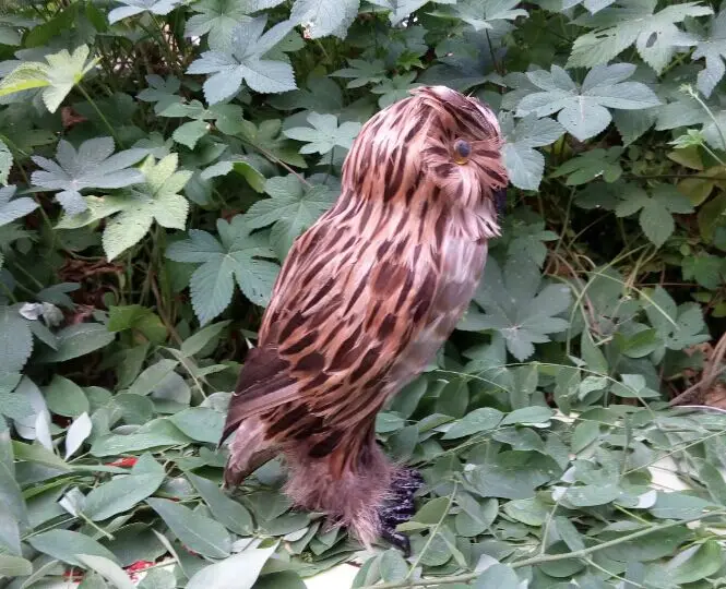 Искусственные животные Сова 28 см Фотография реквизит украшение дома | Дом и сад