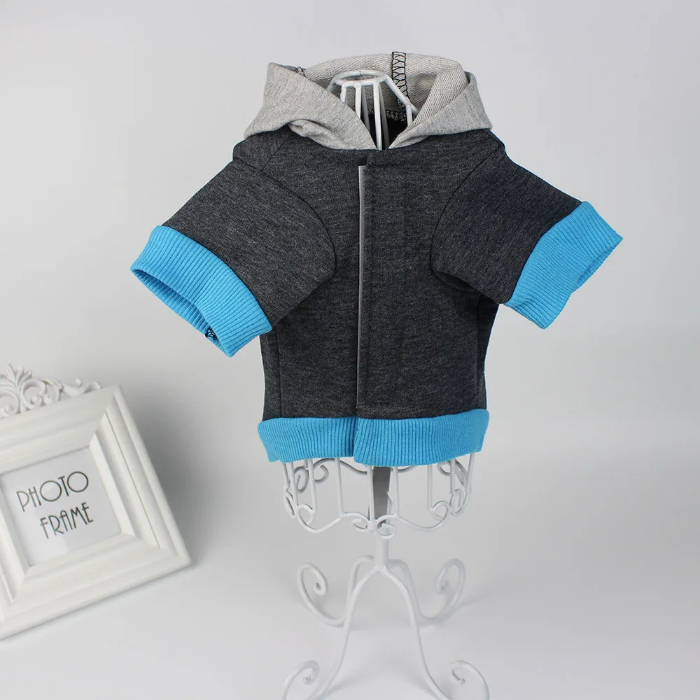 Собака Толстовка для щенка с котом зимняя теплая одежда короткий костюм рукавами