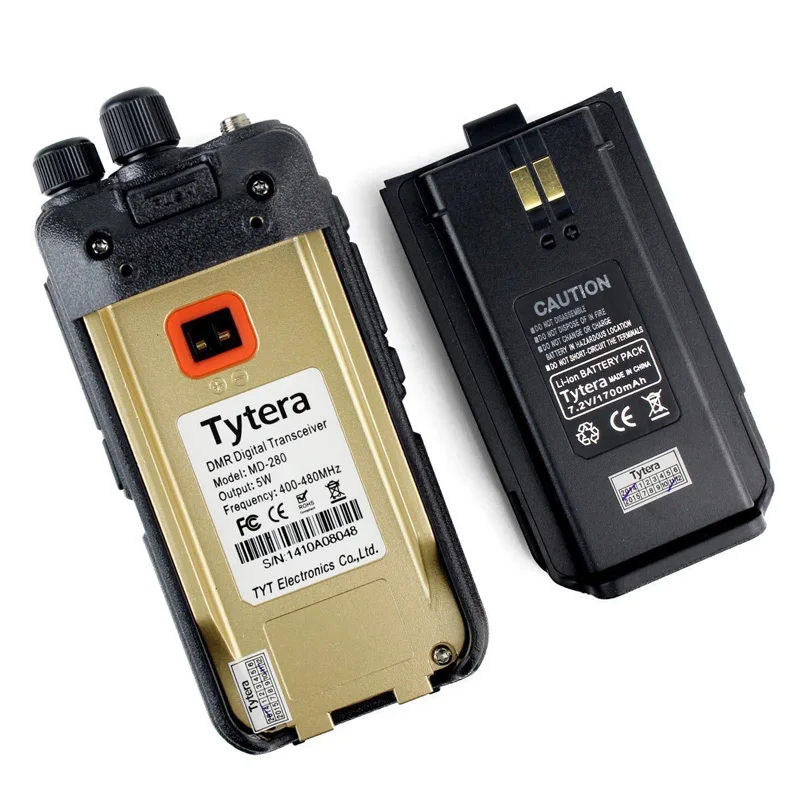 Бесплатная доставка 5 Вт TDMA цифровой Технология UHF ПК программируемый DMR ветчиной