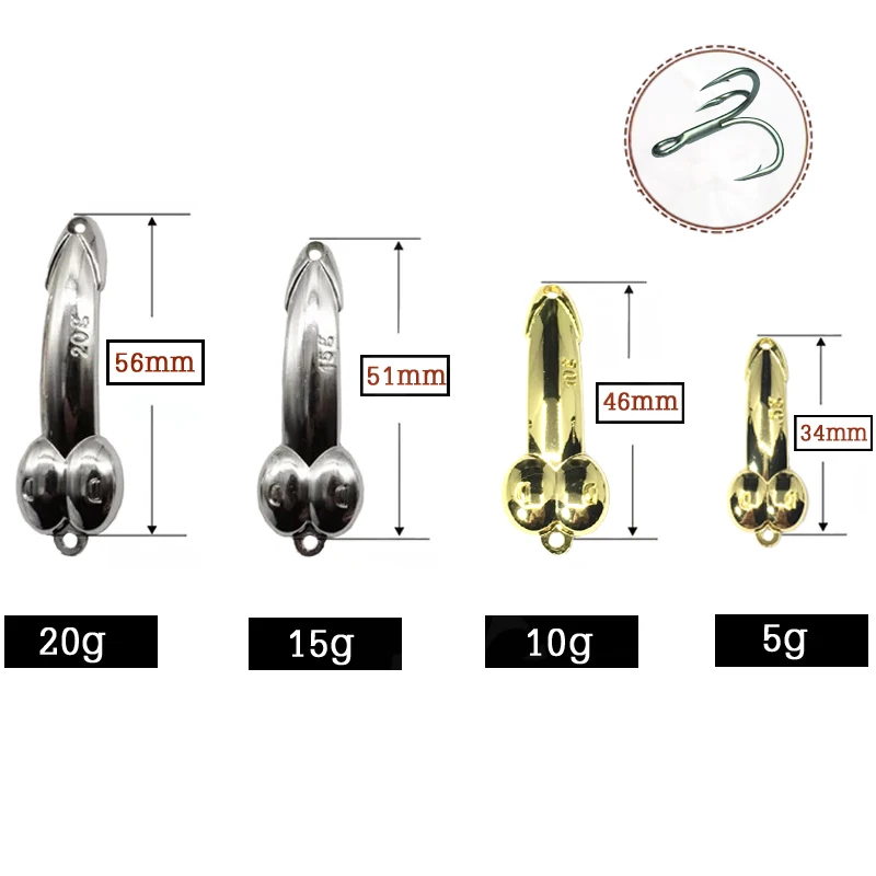 Металлическая рыболовная приманка DD серебристая золотистая Φ 10g 1 20g
