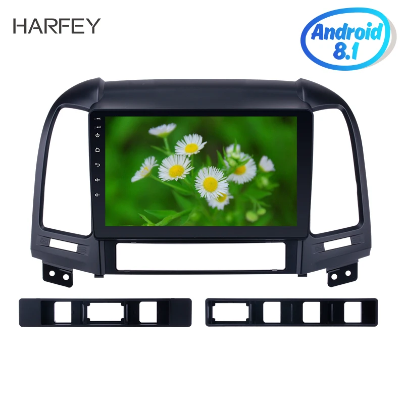Harfey для 2005 2012 HYUNDAI SANTA FE радио с Android 8 1 Bluetooth GPS навигация автомобильная