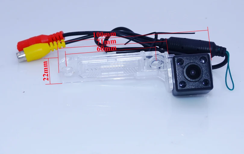 Автомобильный парковочный монитор с ЖК-дисплеем 4 3 дюйма и проводной камерой