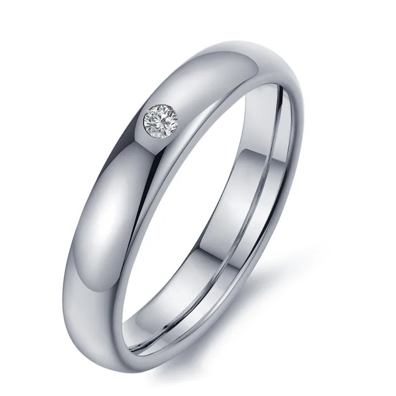 MANGOPIE 4 мм свадебная набор колец для женщин AAA CZ свадебные кольцевой Anillos Mujer Bijoux