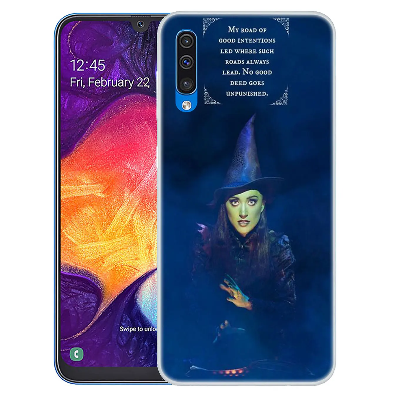 Жесткий чехол для телефона Lavaza Broadway Musical Wicked Lyrics Samsung Galaxy A10 A20 A30 A40 A50 A60 A70 M40 M30 M20 M10