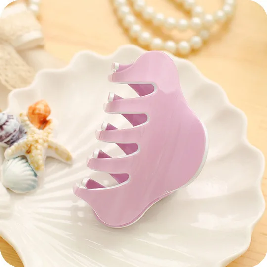 

Women Hair Clip Large Size Acrylic Hairpins Solid Color Women Hair Crab Hair Claws Women Make UP Washing Tool Hair Accessories