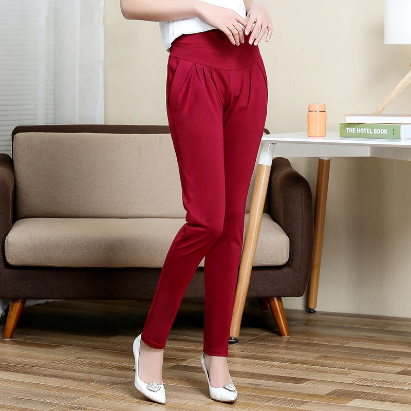 Распродажа! Новинка 2017 женские шаровары Осень-зима офисные штаны черные бежевые