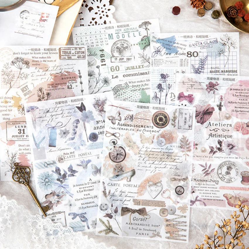 

3pcs/lot Kawaii Romantic Store Series Sticker For Diary Scrapbooking DIY Decoration Stationery